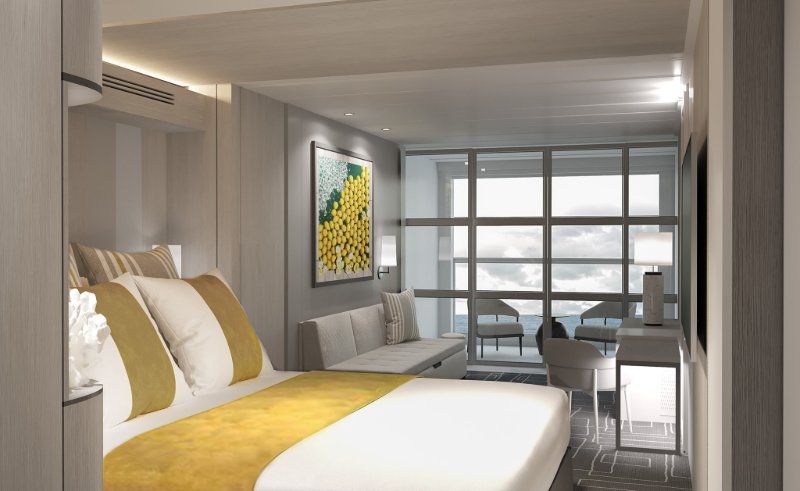 Cabine Prime Edge com Varanda Infinite