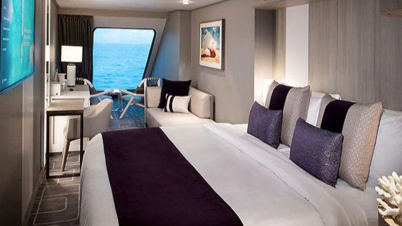 Cabine com Vista para o Mar Garantida