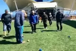 Campos de boccia e de bowls