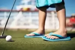 Percurso de minigolfe Princess