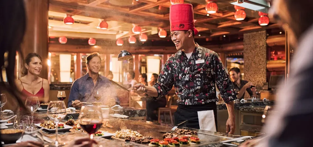 2- RESTAURANTE TEPPANYAKI <br> A ARTE DO GRELHADO JAPONÊS AO VIVO