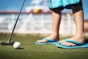 Percurso de minigolfe Princess