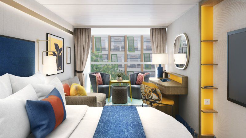 Cabine interior com vista para Central Park