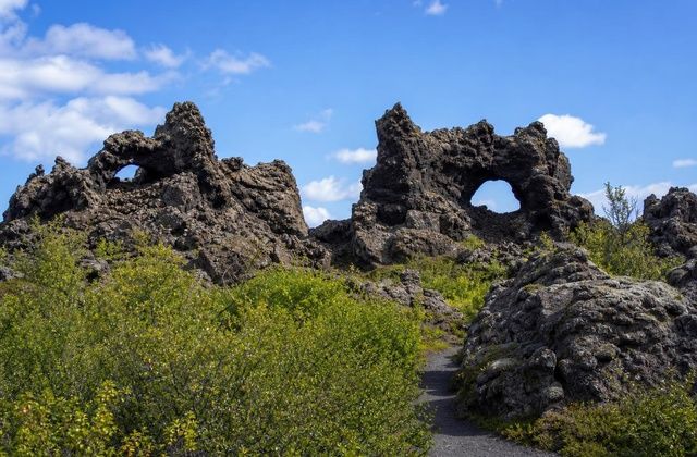 Formações de lava de Dimmuborgir