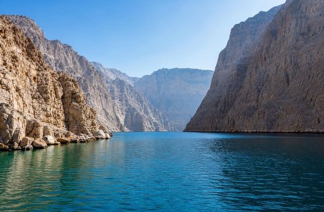 Nos fiordes de Musandam