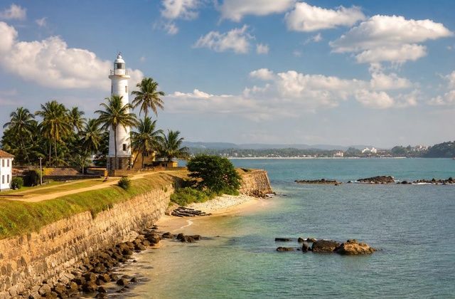 A partir das muralhas de Galle
