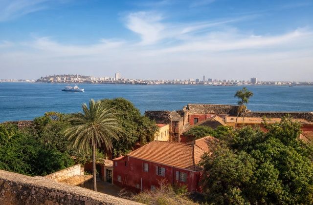 A partir do Castel de Gorée