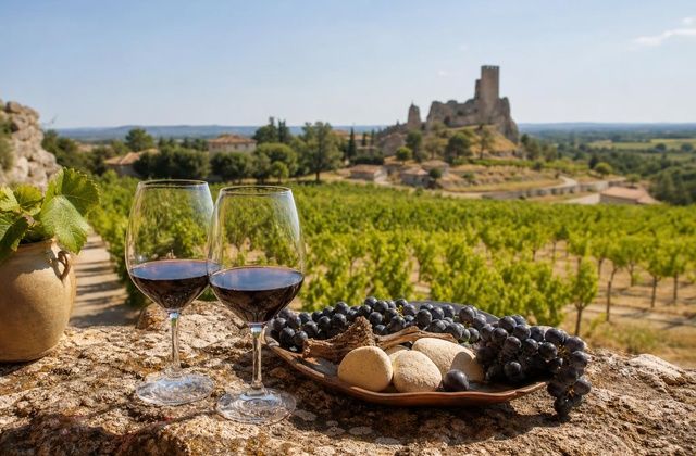 Uma degustação em Châteauneuf-du-Pape