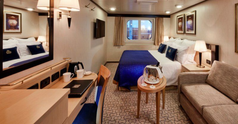 Cabina Britannia Vista exterior obstruída