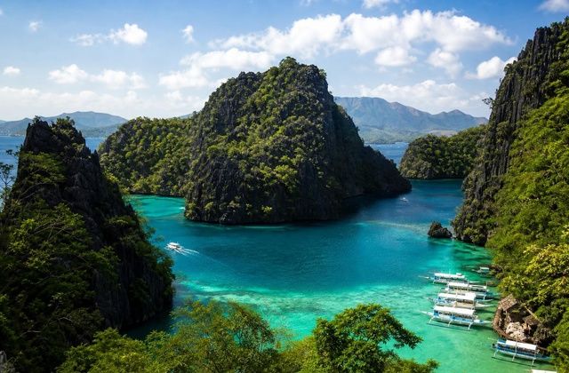 Na Baía de Coron