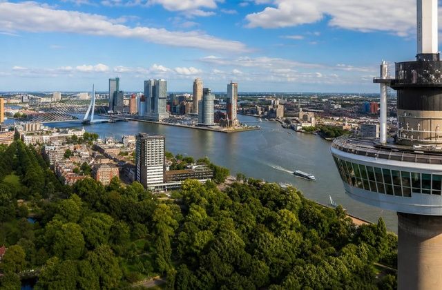 Desde a Euromast, em Roterdão