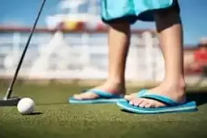 Percurso de minigolfe Princess