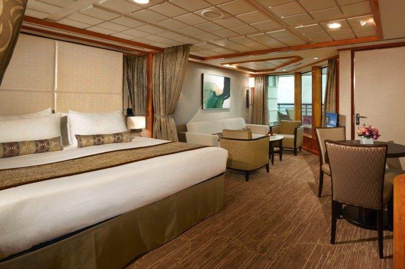 Suite Penthouse traseira na cobertura com uma grande varanda