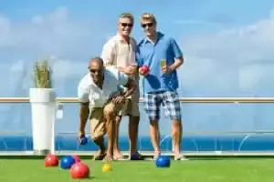 Campo de bocha e de bowls