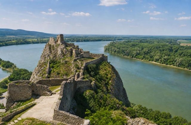 No castelo de Devín
