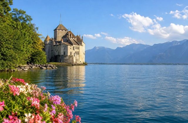 No Lago Léman
