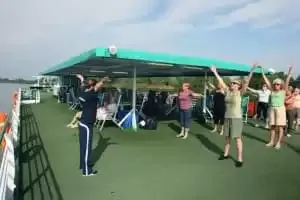 Sessão de ginástica