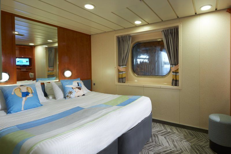 Cabina exterior com vista parcial