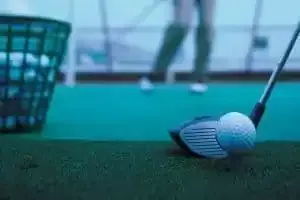 Rede de treino de golfe