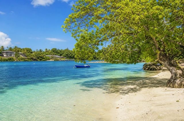 Na lagoa de Erakor
