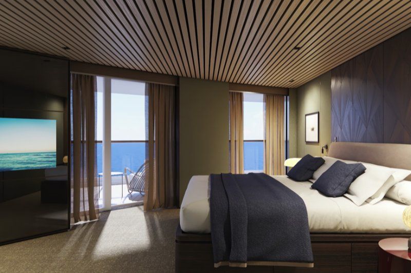 Owner's suite vista da popa
