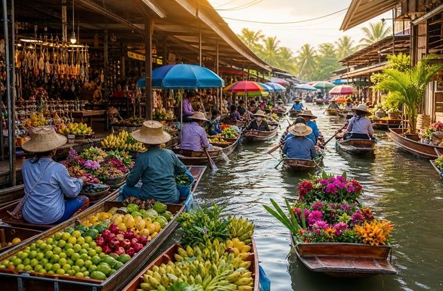 Mercados flutuantes