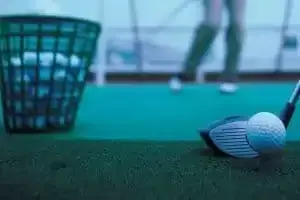 Rede de treino de golfe