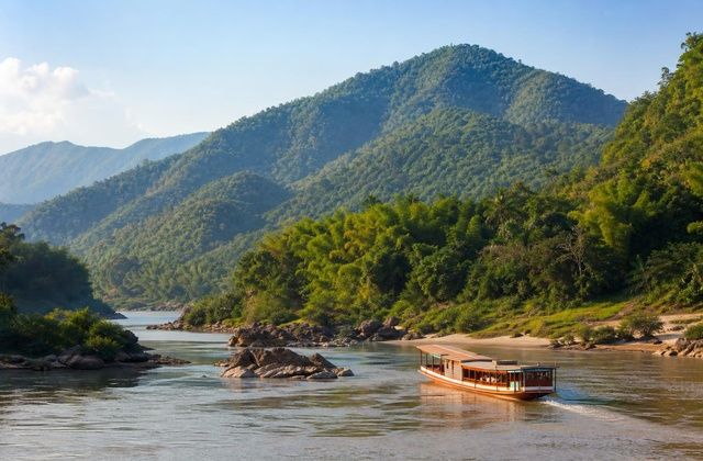 Mekong entre Huay Xai e Luang Prabang