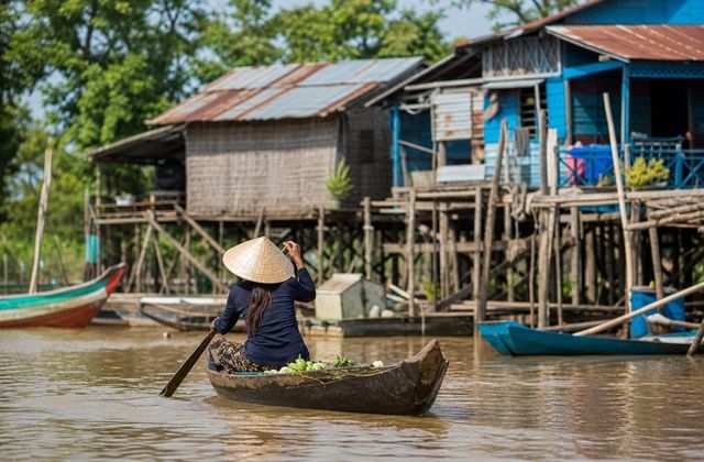 As aldeias ribeirinhas do Camboja