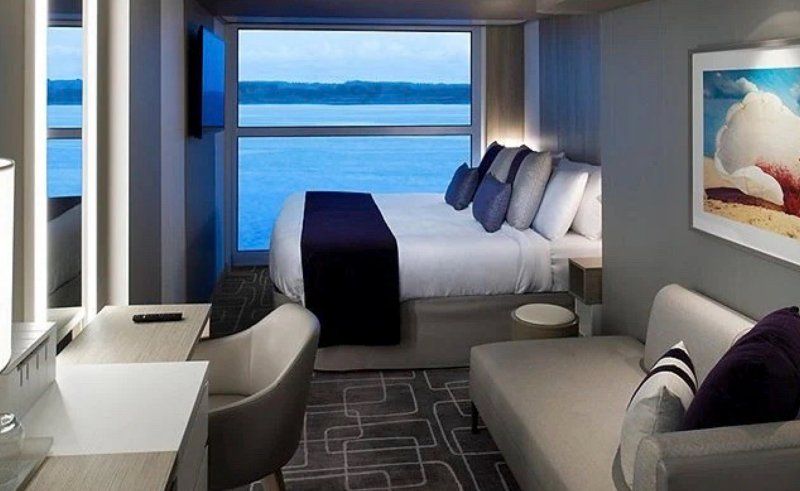 Cabine com Vista Panorâmica para o Mar