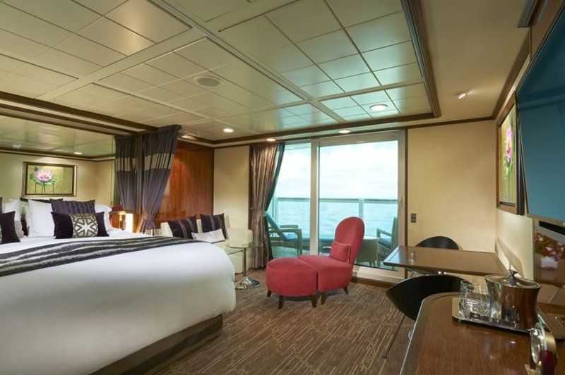 Suite Penthouse traseira na cobertura com uma grande varanda