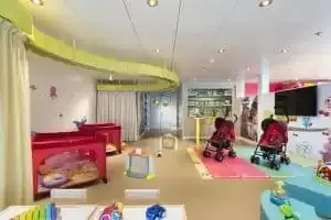 Sala de Brincadeiras Interior do Baby Club