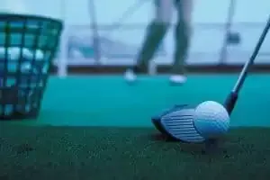Rede de treino de golfe
