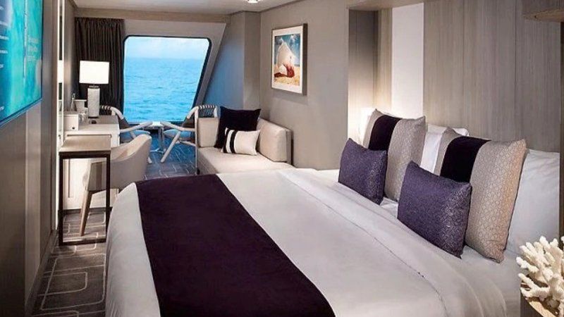 Cabine Deluxe com Vista para o Mar