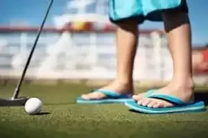 Percurso de minigolfe Princess