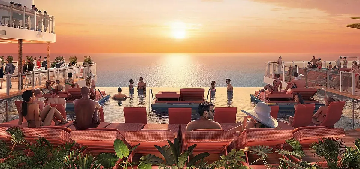 3- THE HIDEAWAY<br>A PISCINA INFINITY EXCLUSIVA PARA ADULTOS