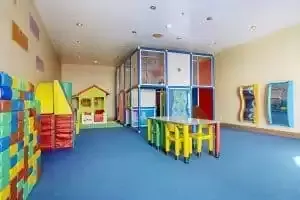 Sala de Brincadeiras Interior do Baby Club