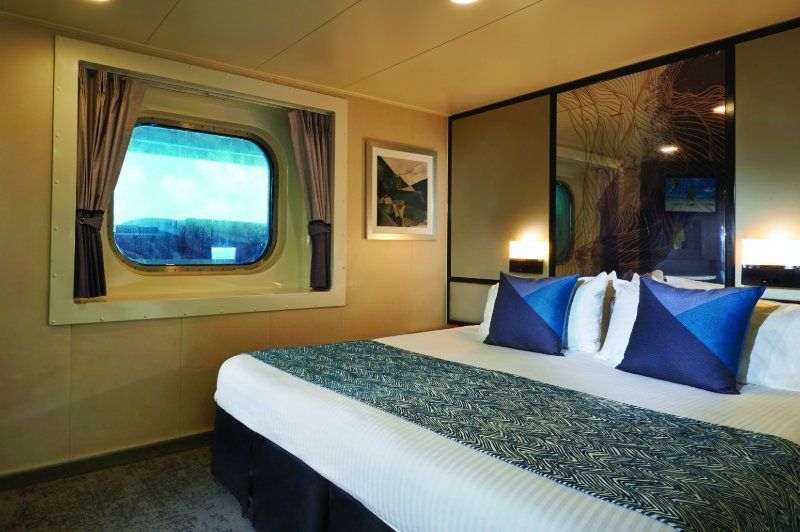 Cabina exterior com vista parcial