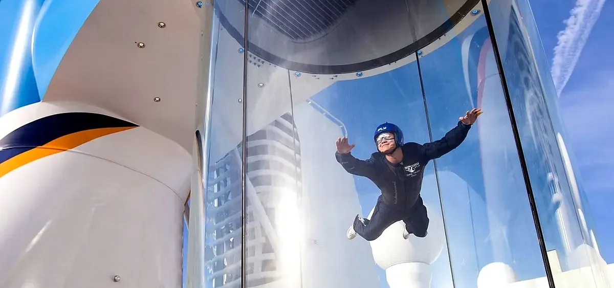 4- RIPCORD BY IFLY<br>SENSAÇÕES FORTES NUM SIMULADOR DE QUEDA LIVRE