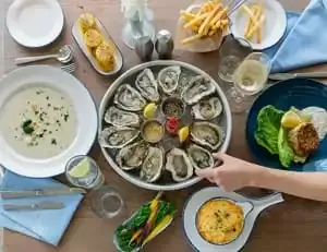 Marisco pescado à linha