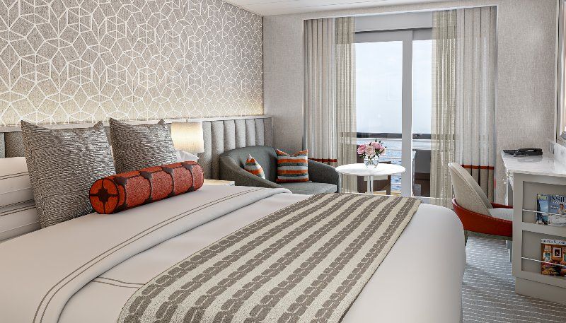 Cabine com varanda Concierge Solo