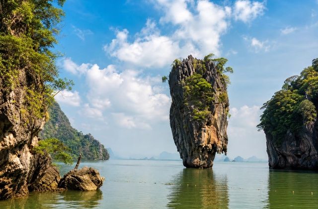 Na baía de Phang Nga
