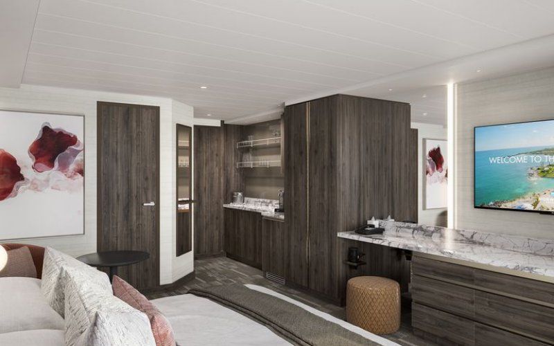 Suite Haven com varanda com vista para a popa