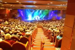 Espetáculos no teatro Princess