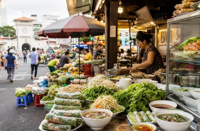 Na cidade de Ho Chi Minh