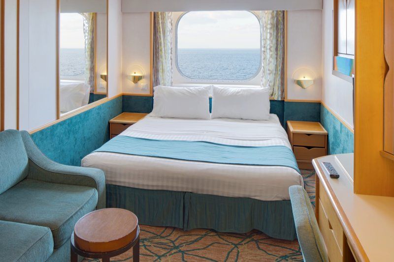 Cabine com vista para o mar garantida