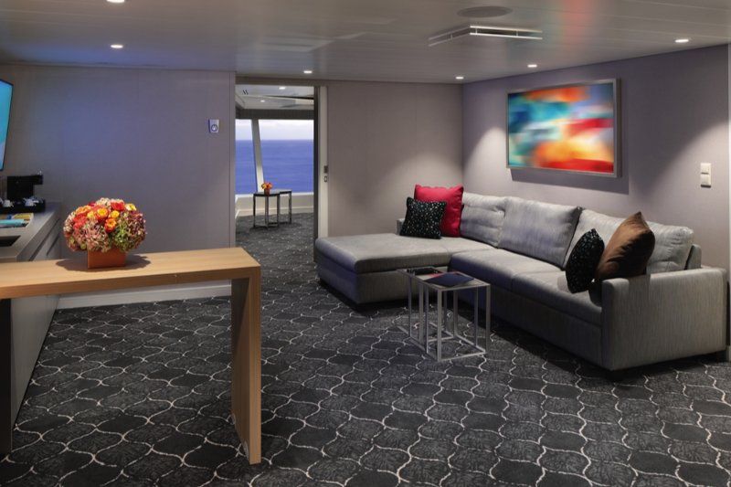 Suite panorâmica de alto padrão