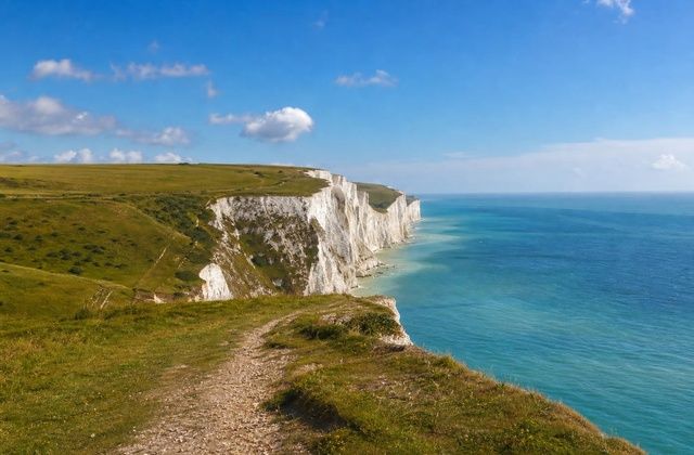 Desde as falésias de Dover