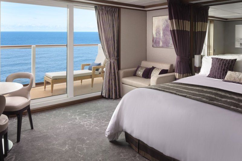 Suite Penthouse traseira na cobertura com uma grande varanda