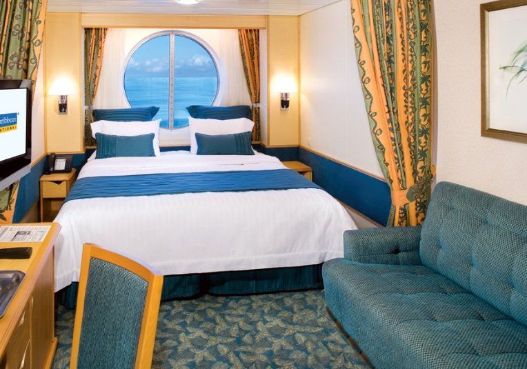 Cabine com vista para o mar